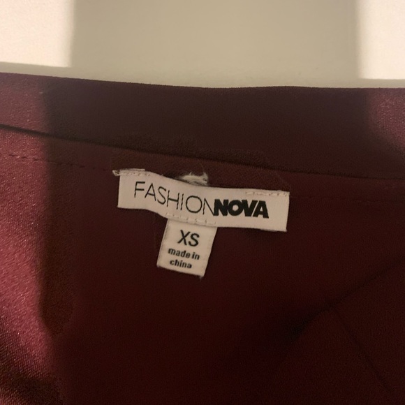 Plum Bodycon Dress Size 0 - Picture 3 of 6